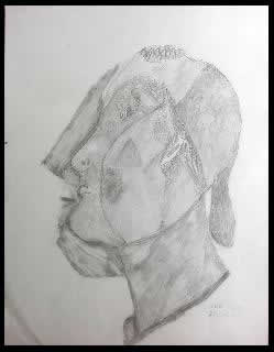 Stefano Scadati pittore - 1992 due teste