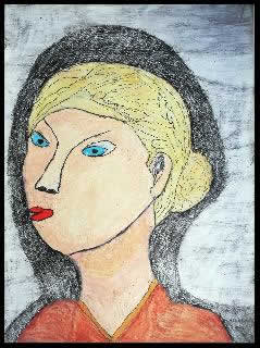 Stefano Scadati pittore - 1997 testa con chignon