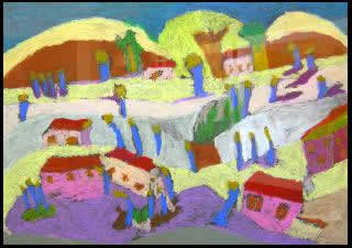 Stefano Scadati pittore - 2004 Pali Blu