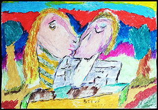 Stefano Scadati pittore - 2022 Bacio